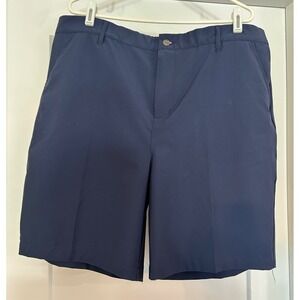 Golf America Mens Navy Blue 40 Stretch Water Resistant UPF 30 Golf Shorts. New